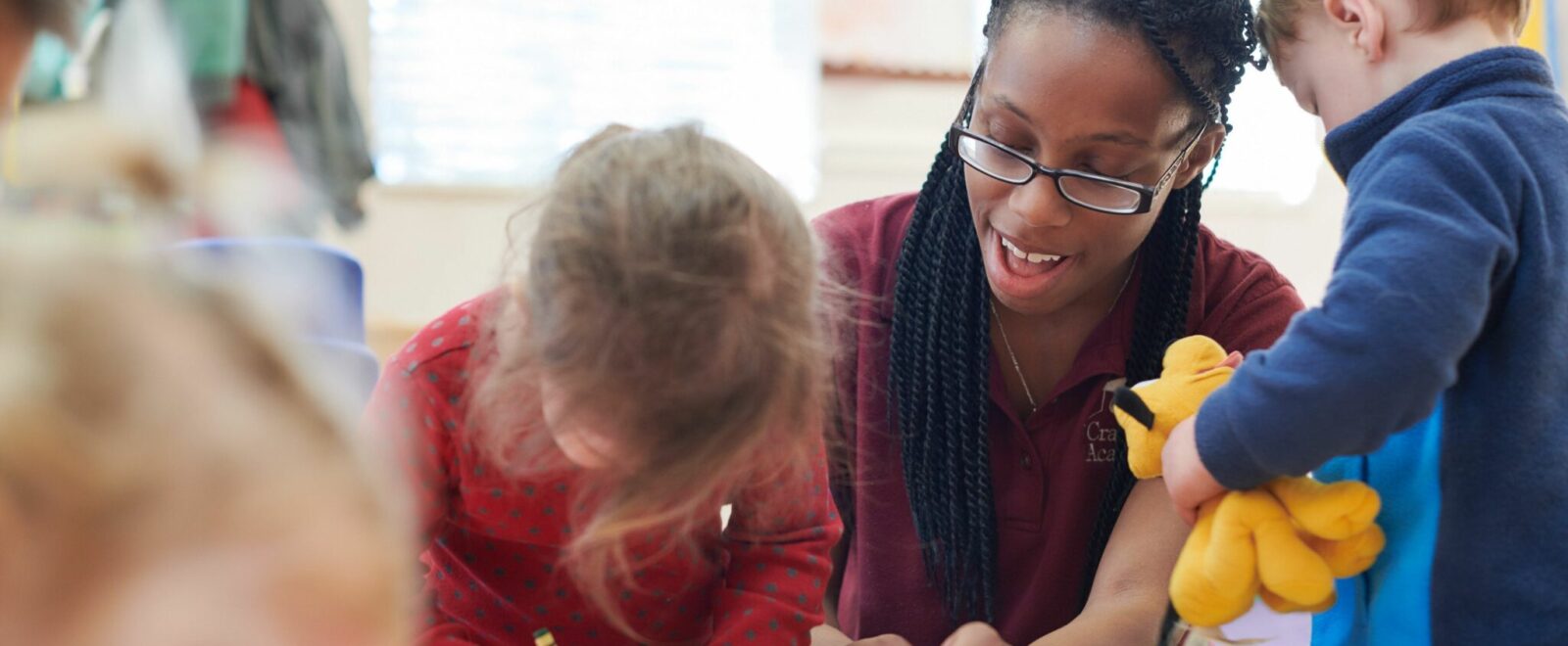 Scene within early years infant school setting within the Endevor Schools network