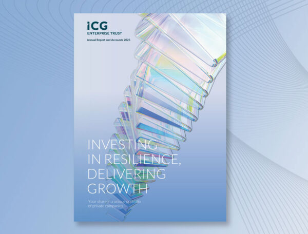 Cover for ICG' Enterprise Trust's Annual Reports and Accounts 2025