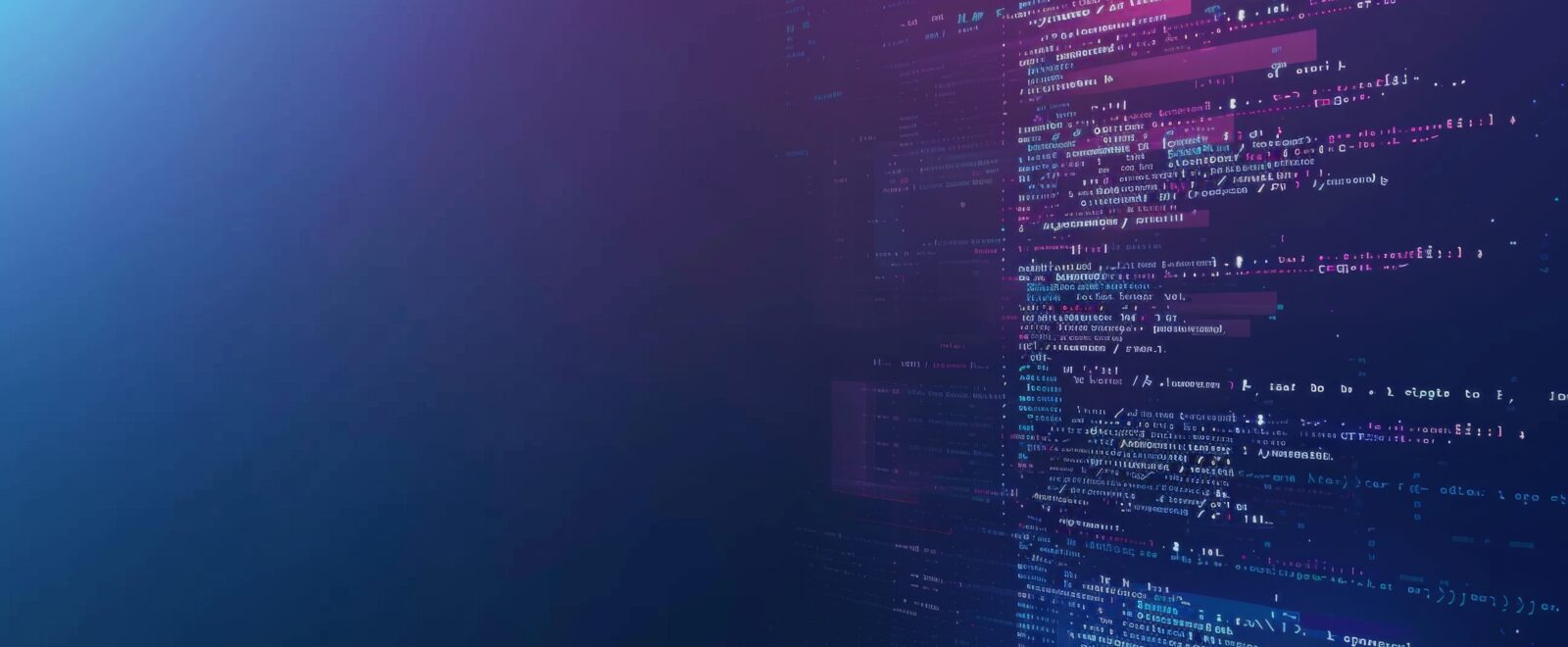 An abstract image of computer code