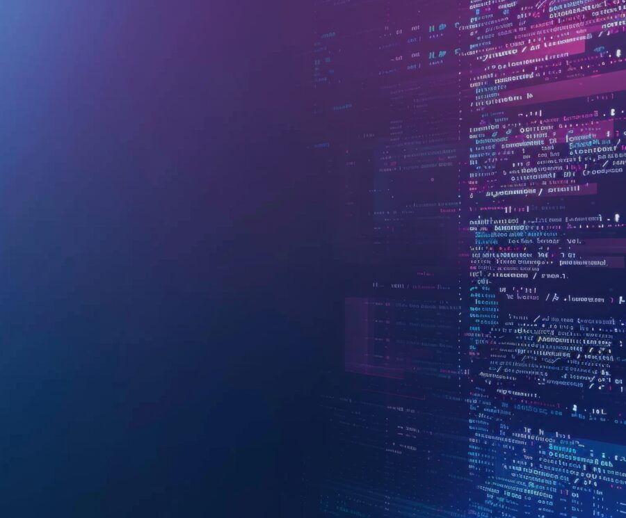 An abstract image of computer code