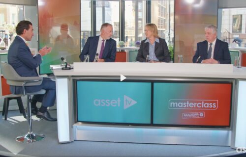 ICG Enterprise Trust's Chair Jane Tufnell (centre) appearing on Asset TV