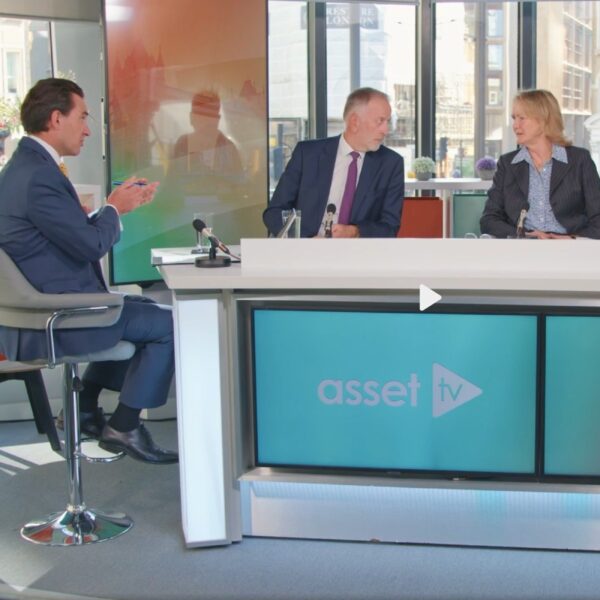 ICG Enterprise Trust's Chair Jane Tufnell (centre) appearing on Asset TV